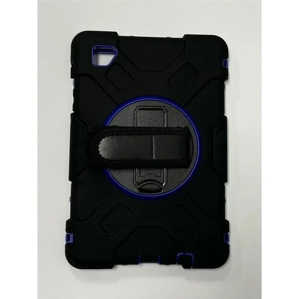360 Degree Rotating Case Three Layers Protection Kickstand Hand/Shoulder Strap